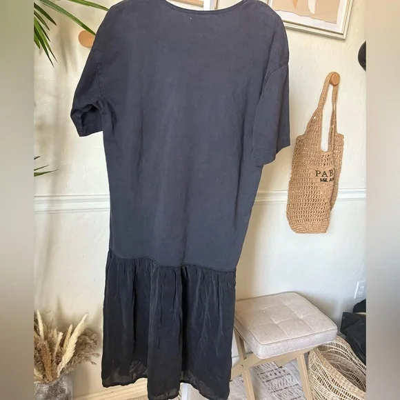 Vintage Johnny Was Charcoal T-Shirt dress - Picture 3 of 7